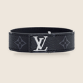 Bracelet Louis Vuitton — Noir cuir LV