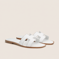 Claquette Hermes — Blanc