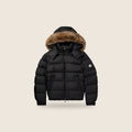 Doudoune Moncler — Noir capuche fourrure