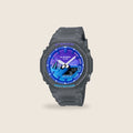 Casio G-Shock GA-2100 — Gris cadran bleu iridescent