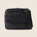 Sacoche Gucci — Noir GG embossé